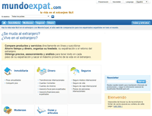 Tablet Screenshot of mundoexpat.com